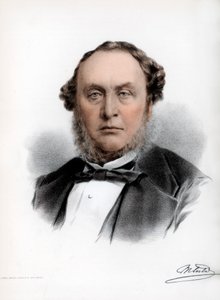Sir Michael Costa, in Italien geborener britischer Komponist und Dirigent, ca. 1890 von Petter and Galpin Cassell