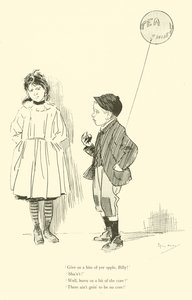 Karikatur von Phil May, aus den 1890er Jahren von Phil May