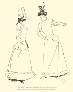Karikatur von Phil May aus den 1890er Jahren von Phil May