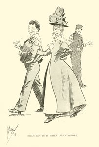 Karikatur von Phil May, aus den 1890er Jahren von Phil May