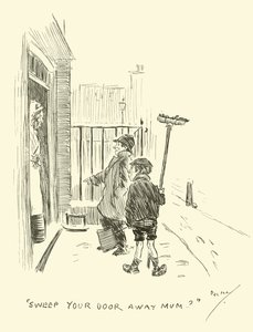 Illustration für Phil Mays Gutter-Snipes von Phil May