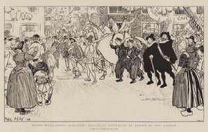 Königin Wilhelminas Thronbesteigung, Historische Prozession zu Ehren Ihrer Majestät
