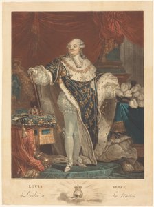 Ludwig der Sechzehnte von Philibert-Louis Debucourt