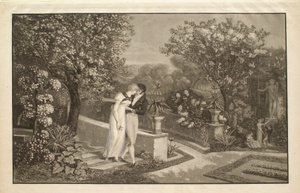 Frühling, oder, Die Liebenden von Philibert-Louis Debucourt