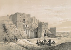 Die Zitadelle von Aleppo von Philibert Joseph Girault de Prangey
