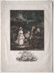 Annette und Lubin von Philibert Louis Debucourt