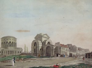 Barriere du Faubourg Saint-Martin, 1809 von Philibert Louis Debucourt