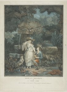 Glück und Unglück von Philibert Louis Debucourt