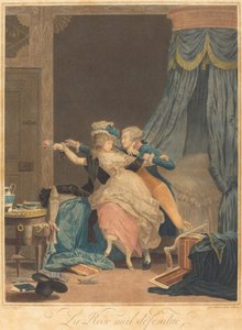 Die schlecht verteidigte Rose von Philibert Louis Debucourt