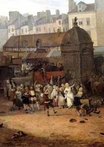 Freudenfest der Stadt Paris aux Halles am 21.01.1782 anlässlich der Geburt des Dauphin Louis Joseph von Frankreich