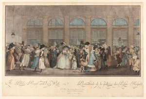 Der Spaziergang der Galerie des Palais Royal
