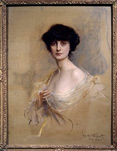 Porträt von Anna de Brancovan Comtesse Mathieu de Noailles (1876-1933) von Philip Alexius de Laszlo