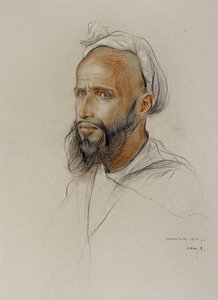 Porträt eines Arabers von Philip Alexius de Laszlo