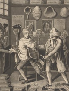 Der patriotische Friseur von New York oder der Kapitän in den Seifen, 14. Februar 1775