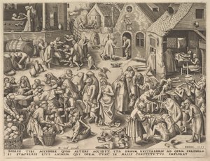Nächstenliebe (Charitas) aus Die Tugenden, 1559