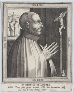 St. Ignatius von Loyola, aus der Serie Männliche Gründer religiöser Orden, vor 1610