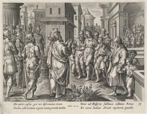 Sankt Paulus predigt in Rom