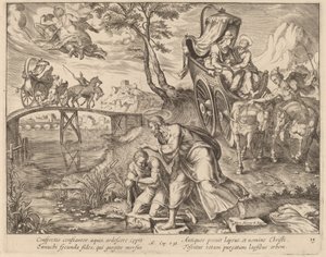 Die Taufe des Eunuchen durch den Heiligen Philippus