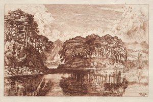 Der See, 1875 von Philip Gilbert Hamerton