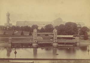 Fortschritt des Kristallpalastes in Sydenham, 1854 von Philip Henry Delamotte