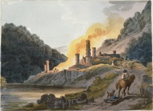 Eisenwerke, Colebrook Dale, 1805 von Philip James Loutherbourg the Younger