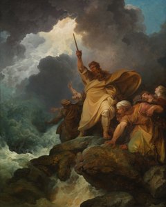 Die Zerstörung der Armee des Pharao, 1792 von Philip James de Loutherbourg