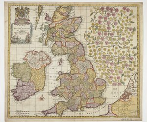 Eine neue Karte von England, Schottland und Irland