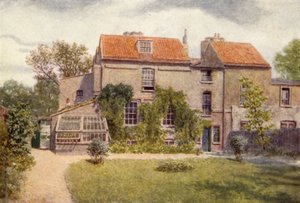 Sandford Manor House vom Hintergarten, 1898 von Philip Norman