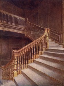 Treppe von Nr. 10 Austin Friars, 1895 von Philip Norman