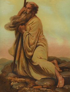 Moses betrachtet das gelobte Land von Philip Richard Morris