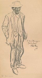Ein Selbstporträt von Phil May, 1896, 1903 von Philip William May