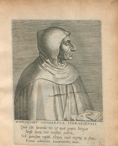 Girolamo Savonarola, 1572 von Philipp Galle