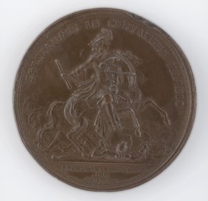 Bronzemedaille zur Erinnerung an den Tod von Friedrich, Herzog von Schomberg