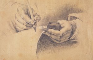 Zeichnende Hände, 1798
