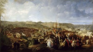 Napoleon verteilt die Kreuze der Ehrenlegion im Lager von Boulogne am 16. August 1804