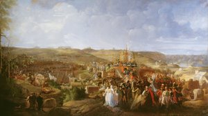 Napoleon in einem Lager in Boulogne verteilt das Kreuz der Ehrenlegion, 16. August 1804