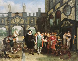 Der Abschied von Van Dyck, 1814