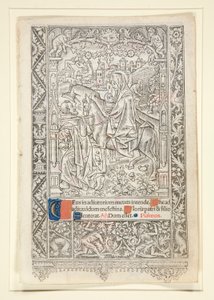Die Flucht nach Ägypten, aus  von Philippe Pigouchet