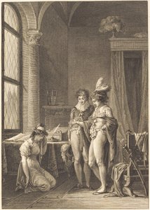 Joconde: Die Vergebung von Philippe Triere after Jean Baptiste Mallet