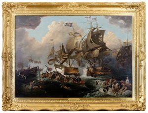 Der glorreiche Erste Juni von Philippe de (after) Loutherbourg