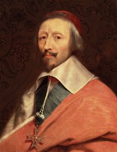 Porträt von Armand Jean du Plessis, Kardinal de Richelieu (Detail)