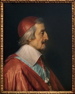 Porträt von Kardinal Richelieu (Armand Jean Duplessis de Richelieu)