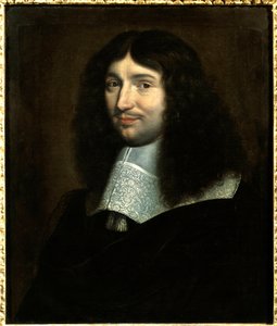 Porträt von Jean Baptiste (Jean-Baptiste) Colbert (1619-1683), Finanzintendant von Ludwig XIV. Reims, Musée des Beaux Arts. Erwähnung muss gemacht werden: Reims, Musée des Beaux Arts von Philippe de Champaigne