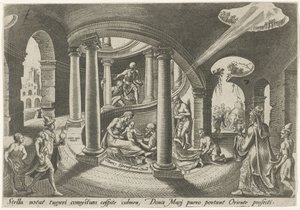 Anbetung der Könige von Philips Galle