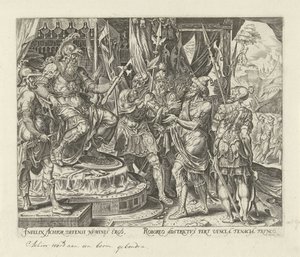 Achior vor Holofernes (Geschichte von Judit und Holofernes)