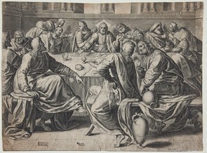 Das letzte Abendmahl von Philips Galle