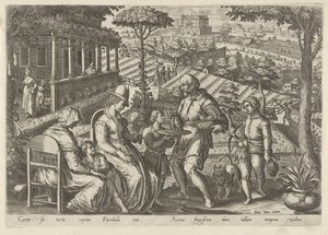 Jagd auf die Dorngrasmücke von Philips Galle