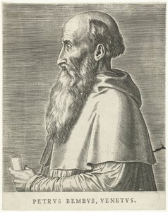 Porträt von Pietro Bembo von Philips Galle