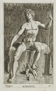 Die Rhône von Philips Galle