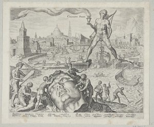 Der Koloss von Rhodos von Philips Galle